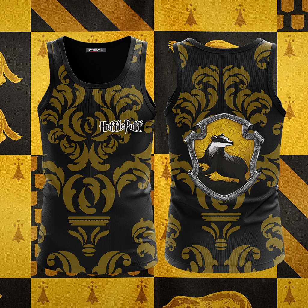 Loyal Like A Hufflepuff Harry Potter New Collection Unisex 3D T-shirt Tank Top S