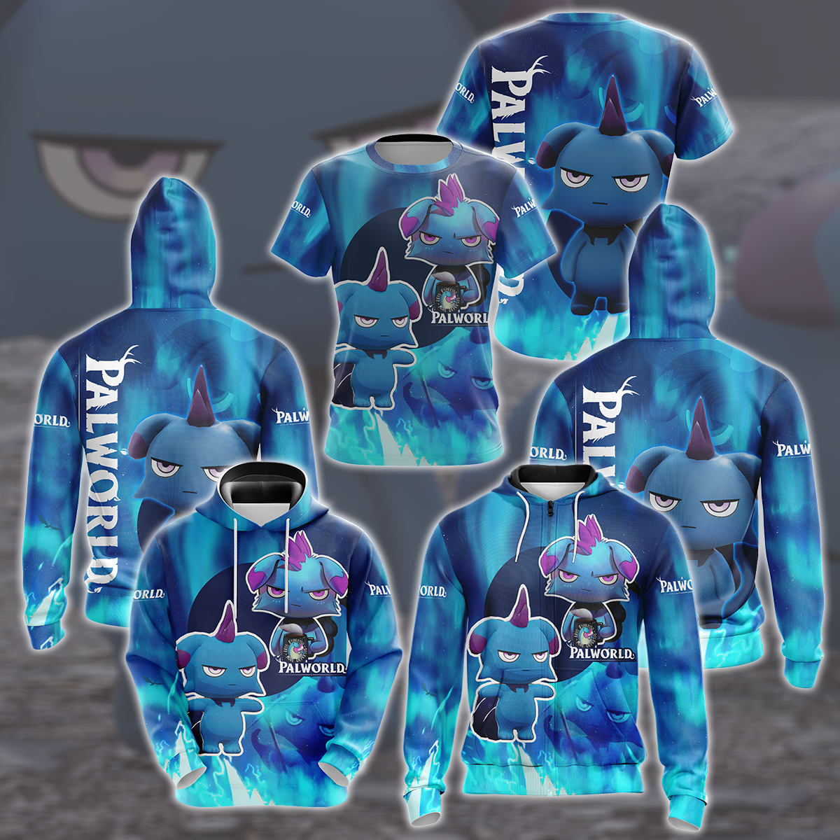 Palworld Video Game All Over Printed T-shirt Tank Top Zip Hoodie Pullover Hoodie Hawaiian Shirt Beach Shorts Joggers