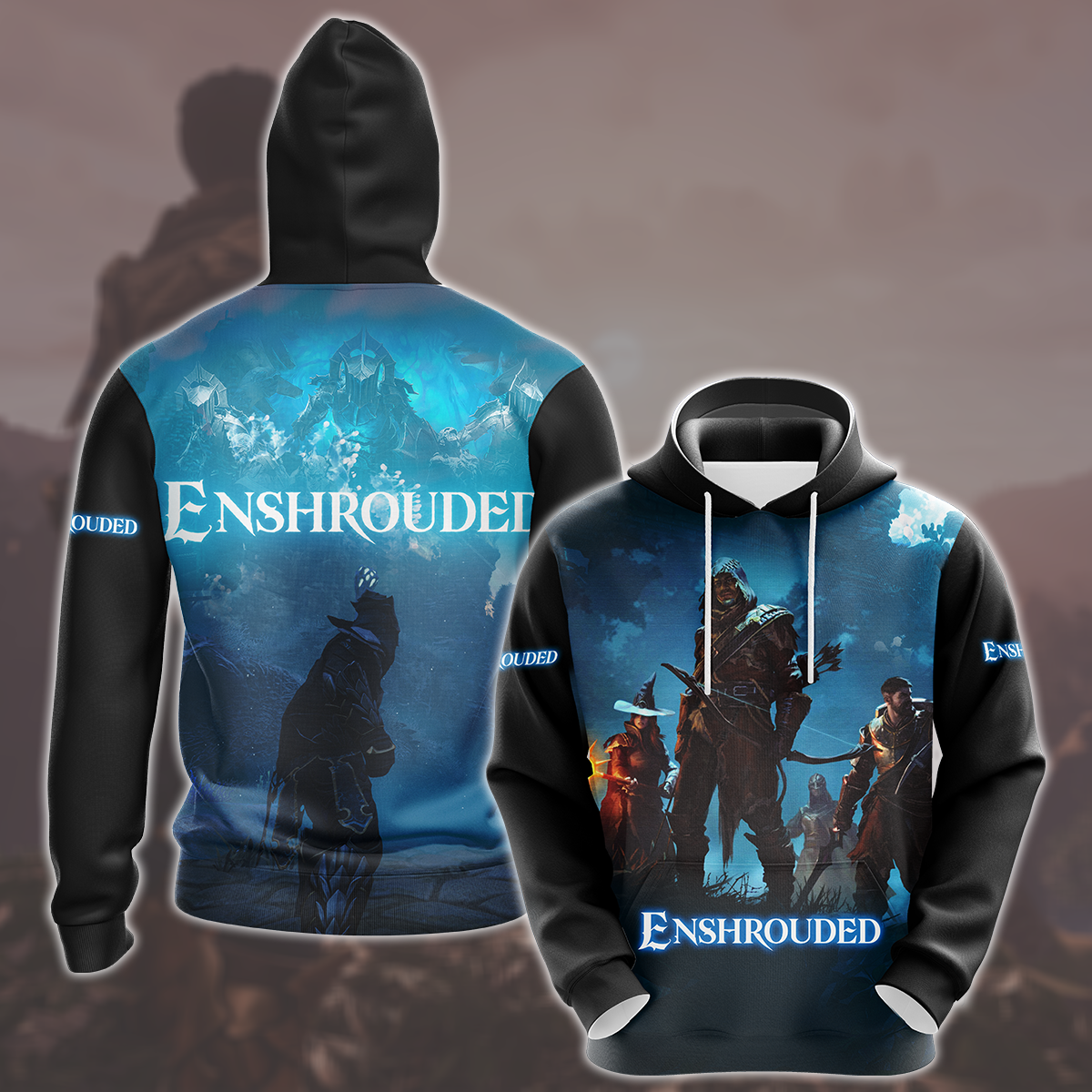 Enshrouded Video Game All Over Printed T-shirt Tank Top Zip Hoodie Pullover Hoodie Hawaiian Shirt Beach Shorts Joggers Hoodie S