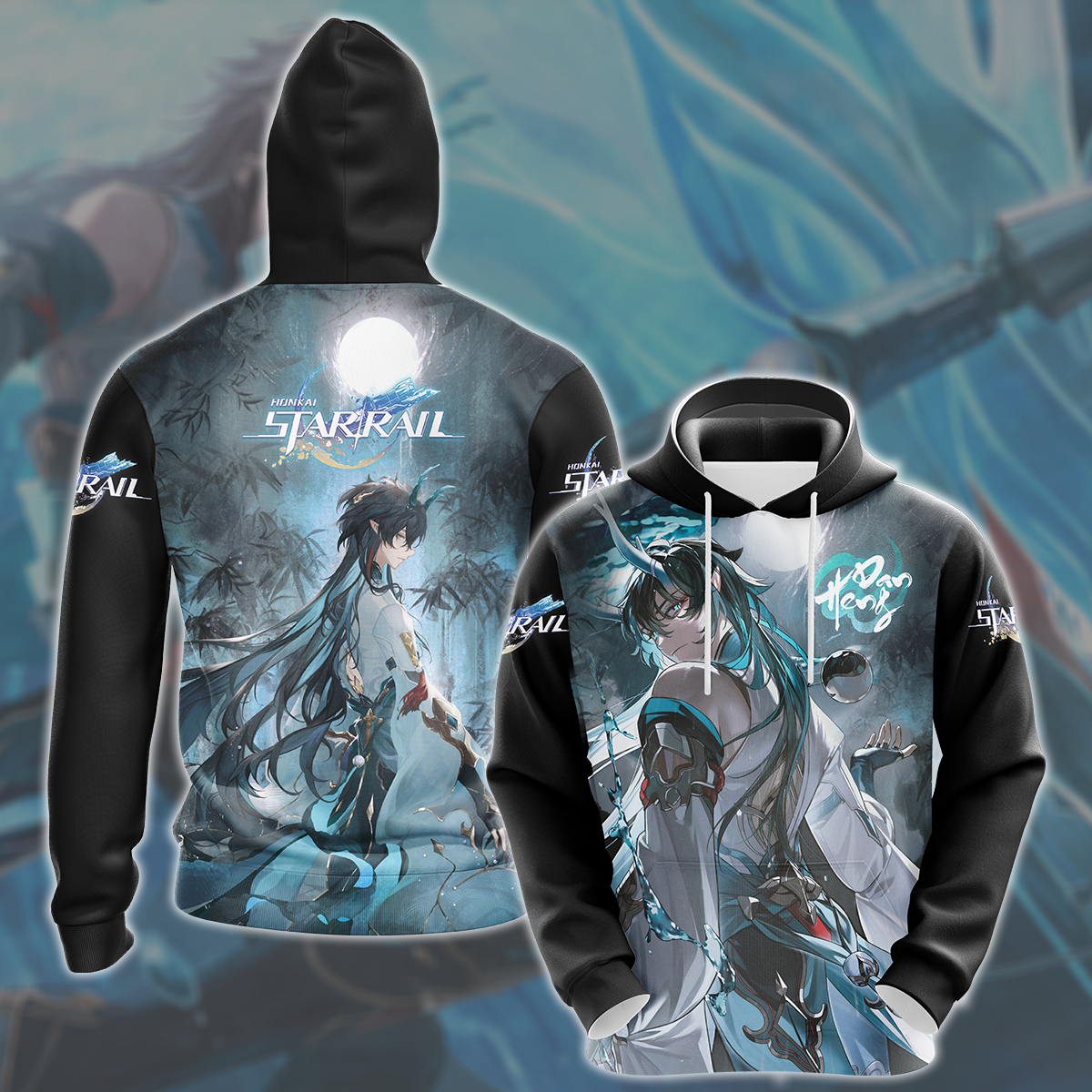 Honkai: Star Rail Dan Heng Video Game All Over Printed T-shirt Tank Top Zip Hoodie Pullover Hoodie Hawaiian Shirt Beach Shorts Joggers Hoodie S