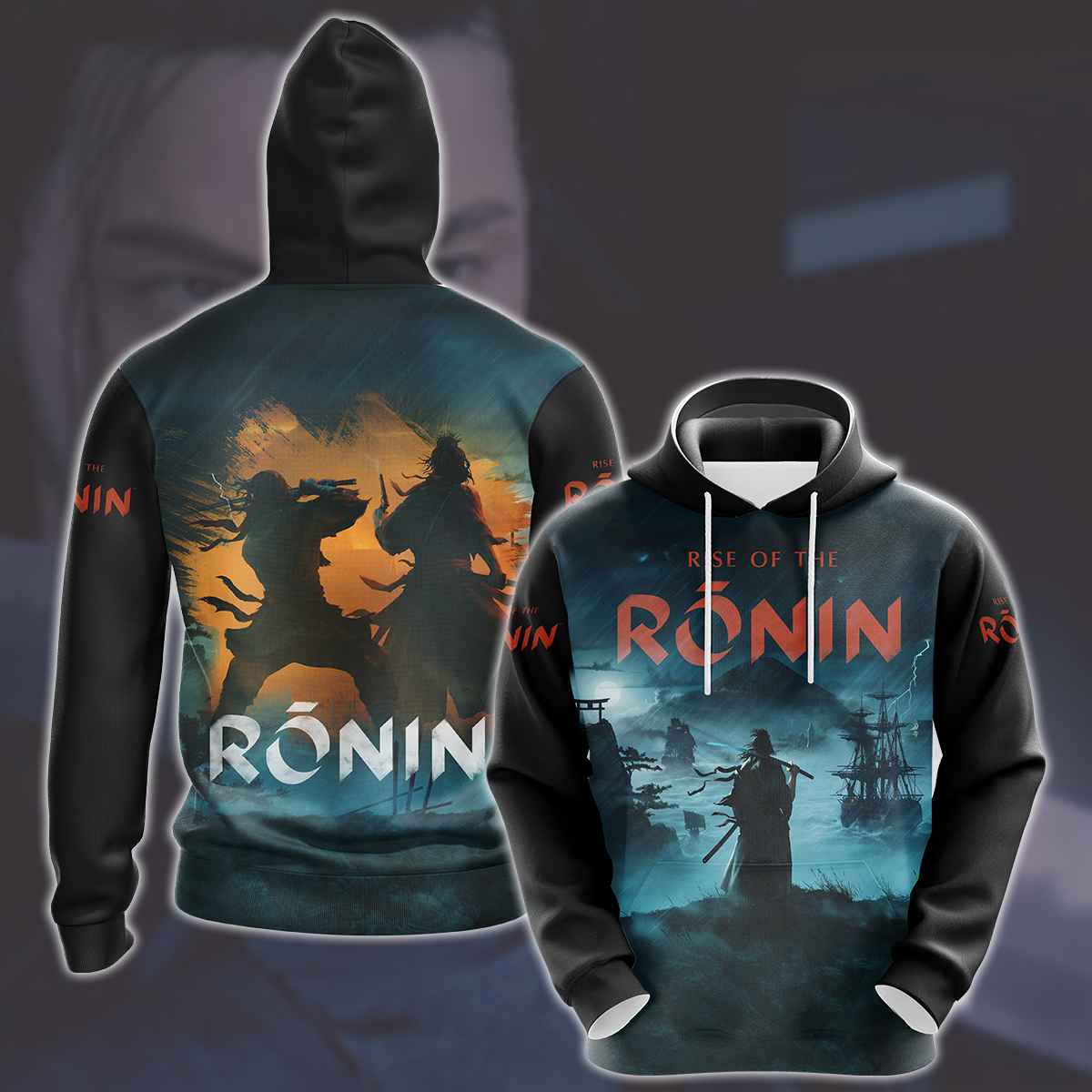 Rise of the Ronin Video Game All Over Printed T-shirt Tank Top Zip Hoodie Pullover Hoodie Hawaiian Shirt Beach Shorts Joggers Hoodie S