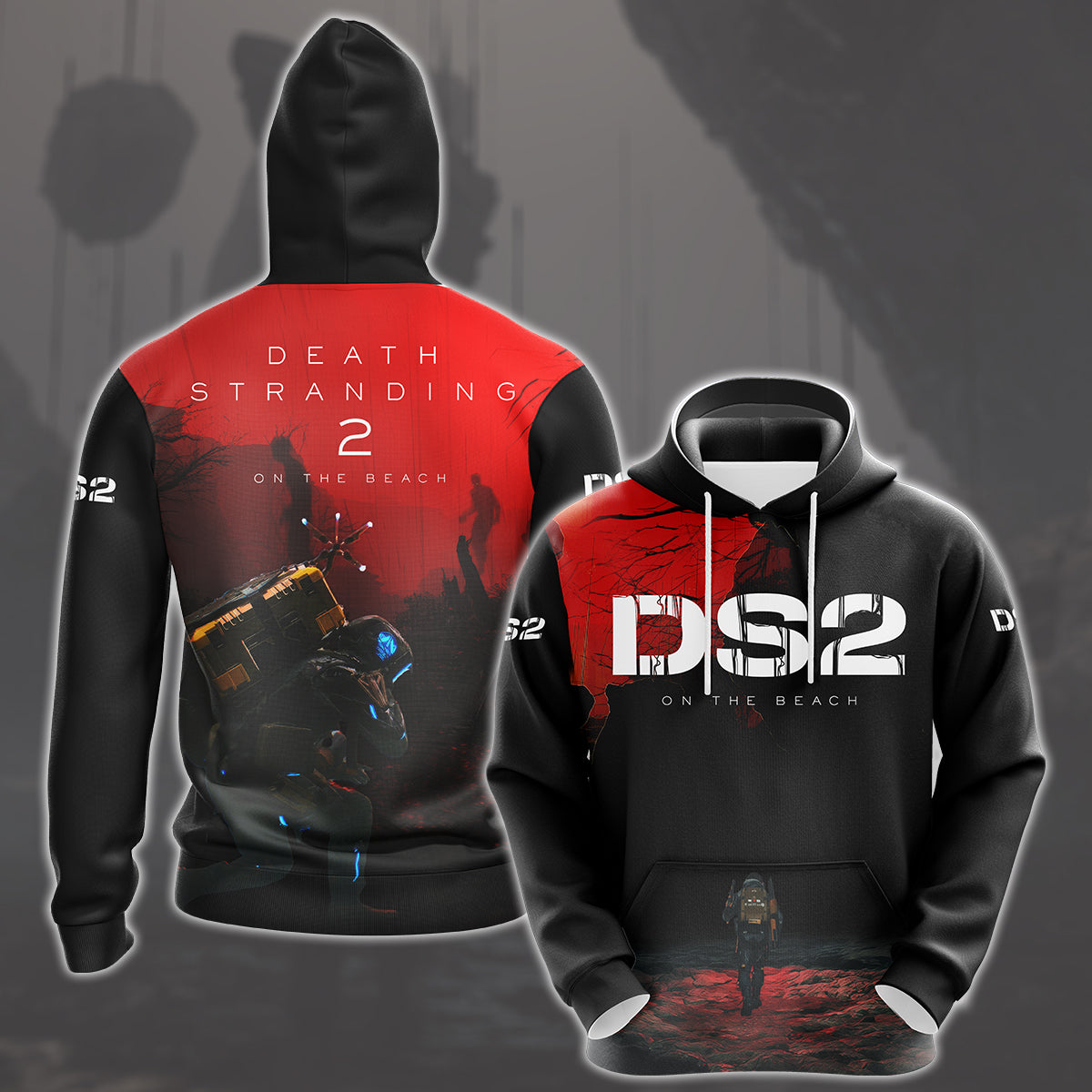 Death Stranding 2: On the Beach Video Game All Over Printed T-shirt Tank Top Zip Hoodie Pullover Hoodie Hawaiian Shirt Beach Shorts Joggers Hoodie S