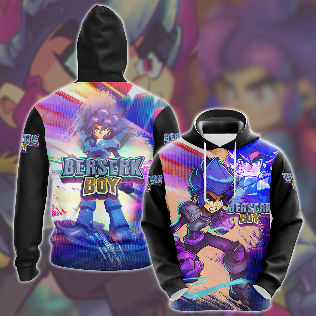 Berserk Boy Video Game All Over Printed T-shirt Tank Top Zip Hoodie Pullover Hoodie Hawaiian Shirt Beach Shorts Joggers Hoodie S