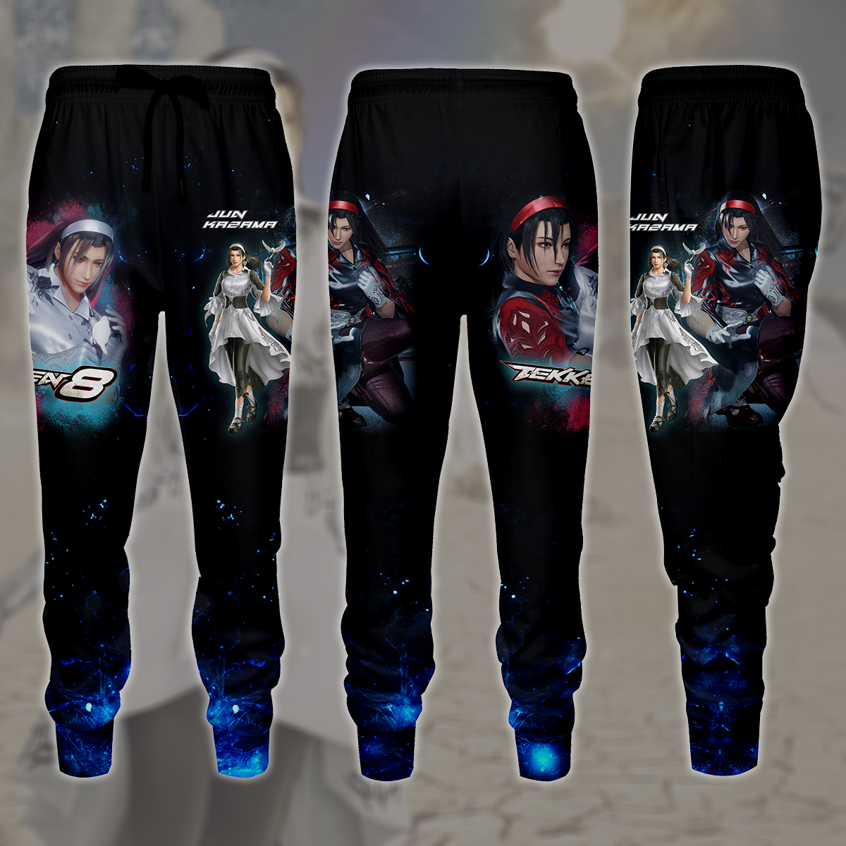 Tekken 8 Jun Kazama Video Game All Over Printed T-shirt Tank Top Zip Hoodie Pullover Hoodie Hawaiian Shirt Beach Shorts Joggers Joggers S