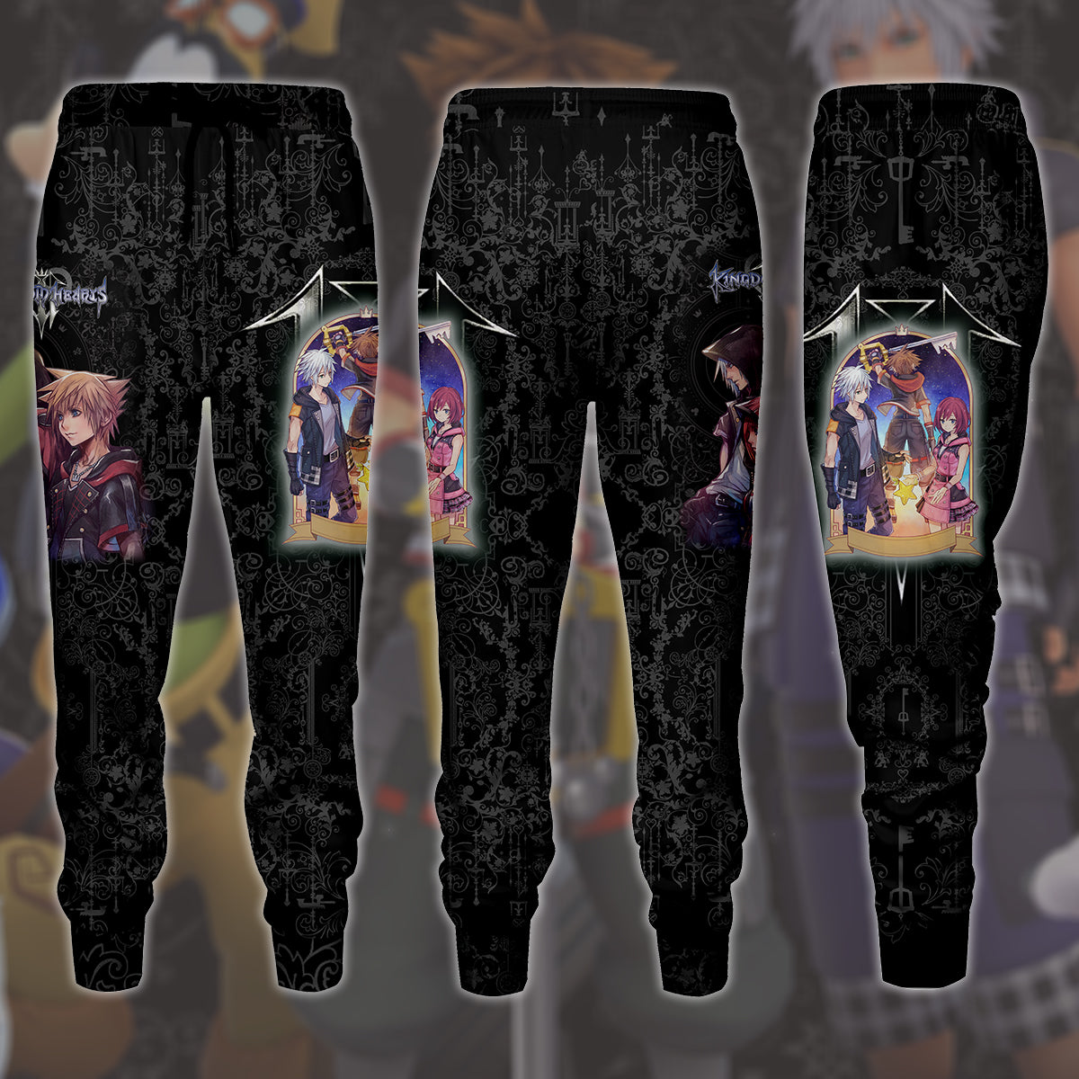 Kingdom Hearts 3 Destiny Island Trio Video Game All Over Printed T-shirt Tank Top Zip Hoodie Pullover Hoodie Hawaiian Shirt Beach Shorts Joggers Joggers S