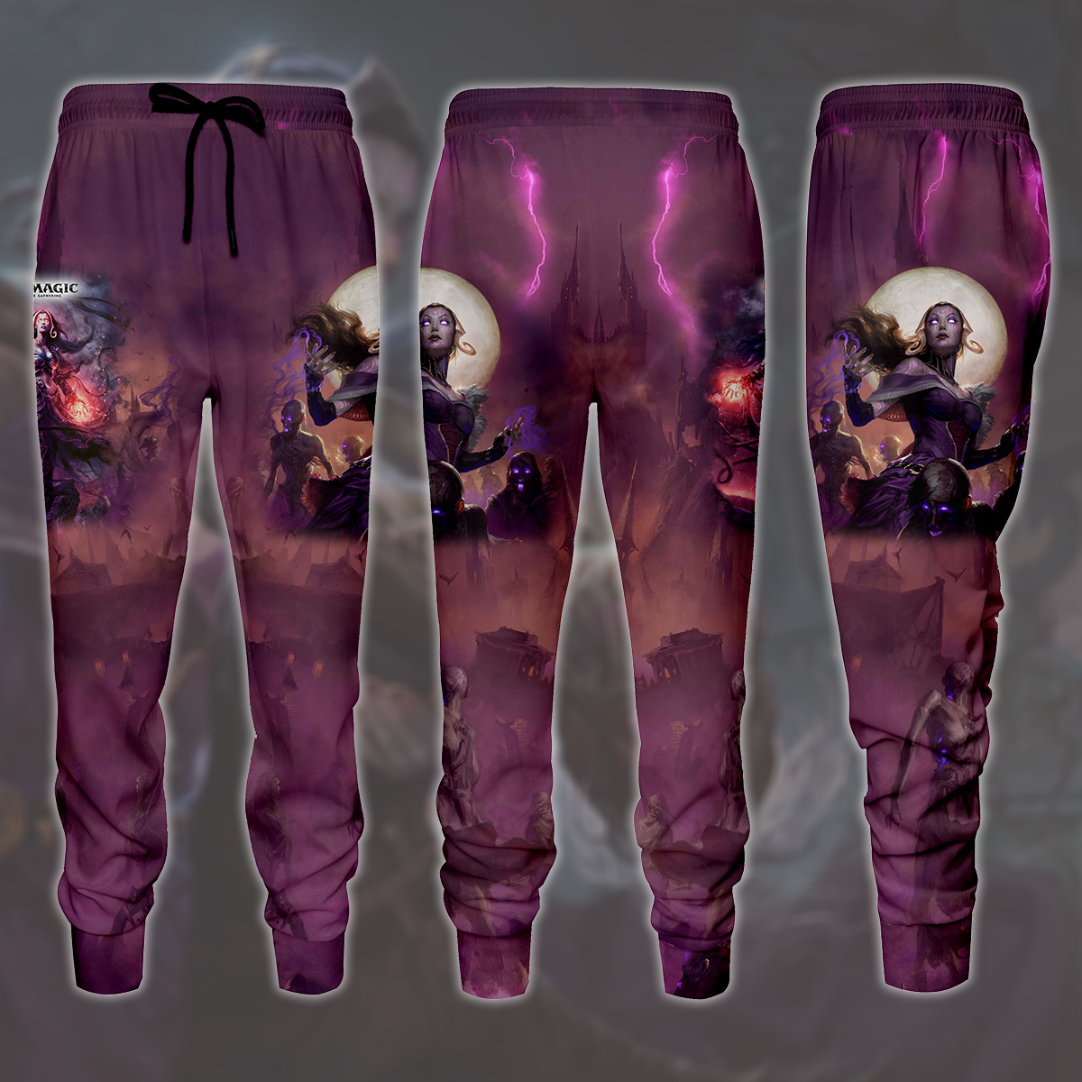 Magic: The Gathering Liliana Vess Video Game All Over Printed T-shirt Tank Top Zip Hoodie Pullover Hoodie Hawaiian Shirt Beach Shorts Joggers Joggers S