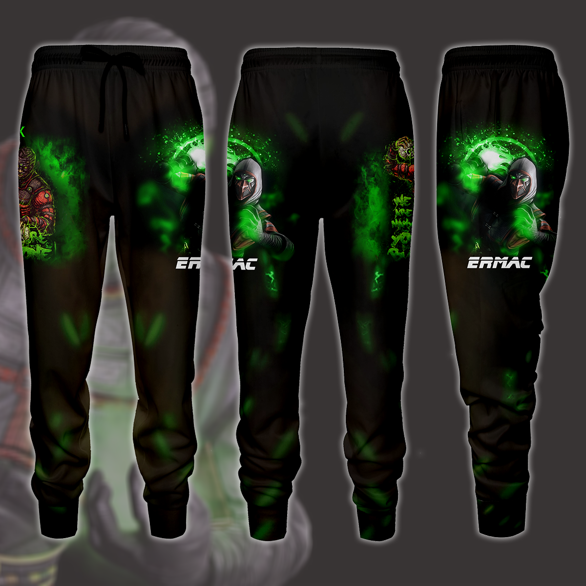 Mortal Kombat Ermac Video Game All Over Printed T-shirt Tank Top Zip Hoodie Pullover Hoodie Hawaiian Shirt Beach Shorts Joggers