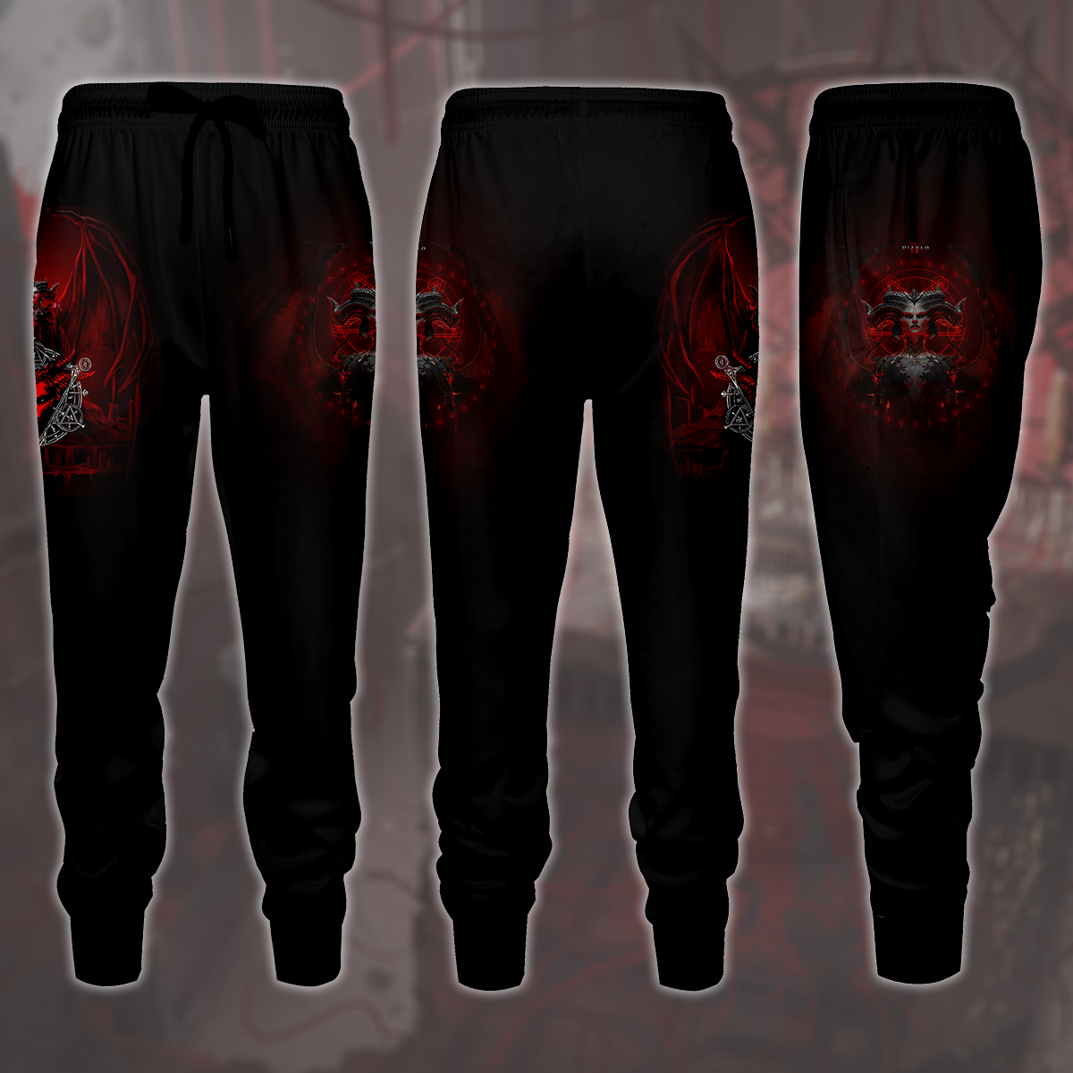 Diablo IV Video Game All Over Printed T-shirt Tank Top Zip Hoodie Pullover Hoodie Hawaiian Shirt Beach Shorts Joggers Joggers S