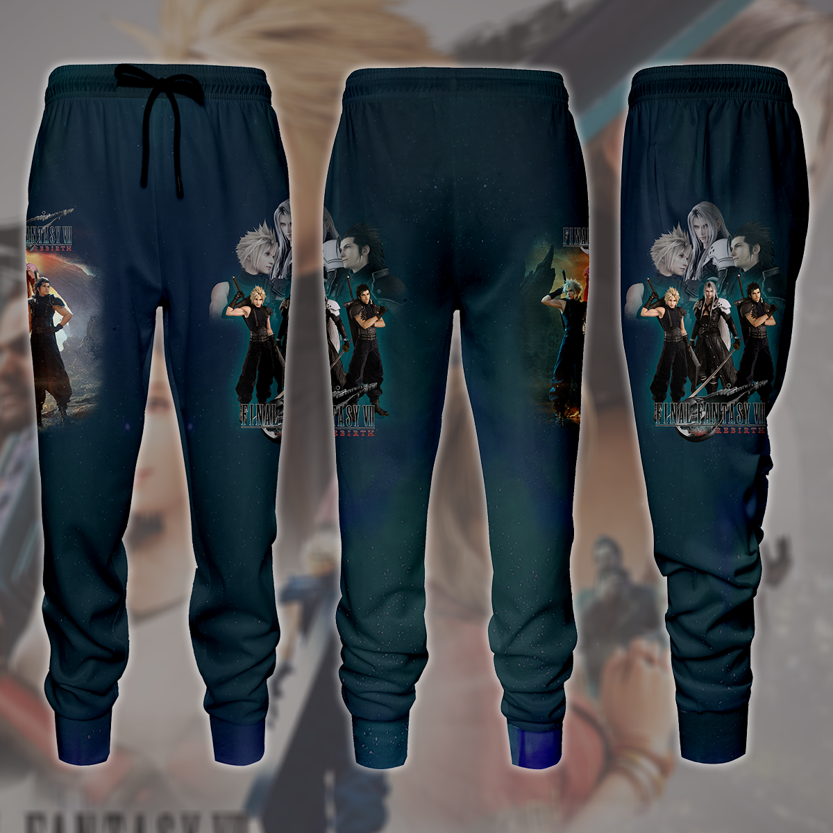 Final Fantasy 7 Rebirth Video Game All Over Printed T-shirt Tank Top Zip Hoodie Pullover Hoodie Hawaiian Shirt Beach Shorts Joggers Joggers S