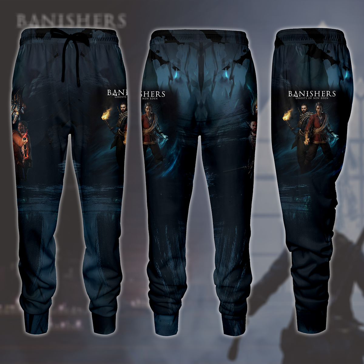 Banishers: Ghosts of New Eden Video Game All Over Printed T-shirt Tank Top Zip Hoodie Pullover Hoodie Hawaiian Shirt Beach Shorts Joggers Joggers S