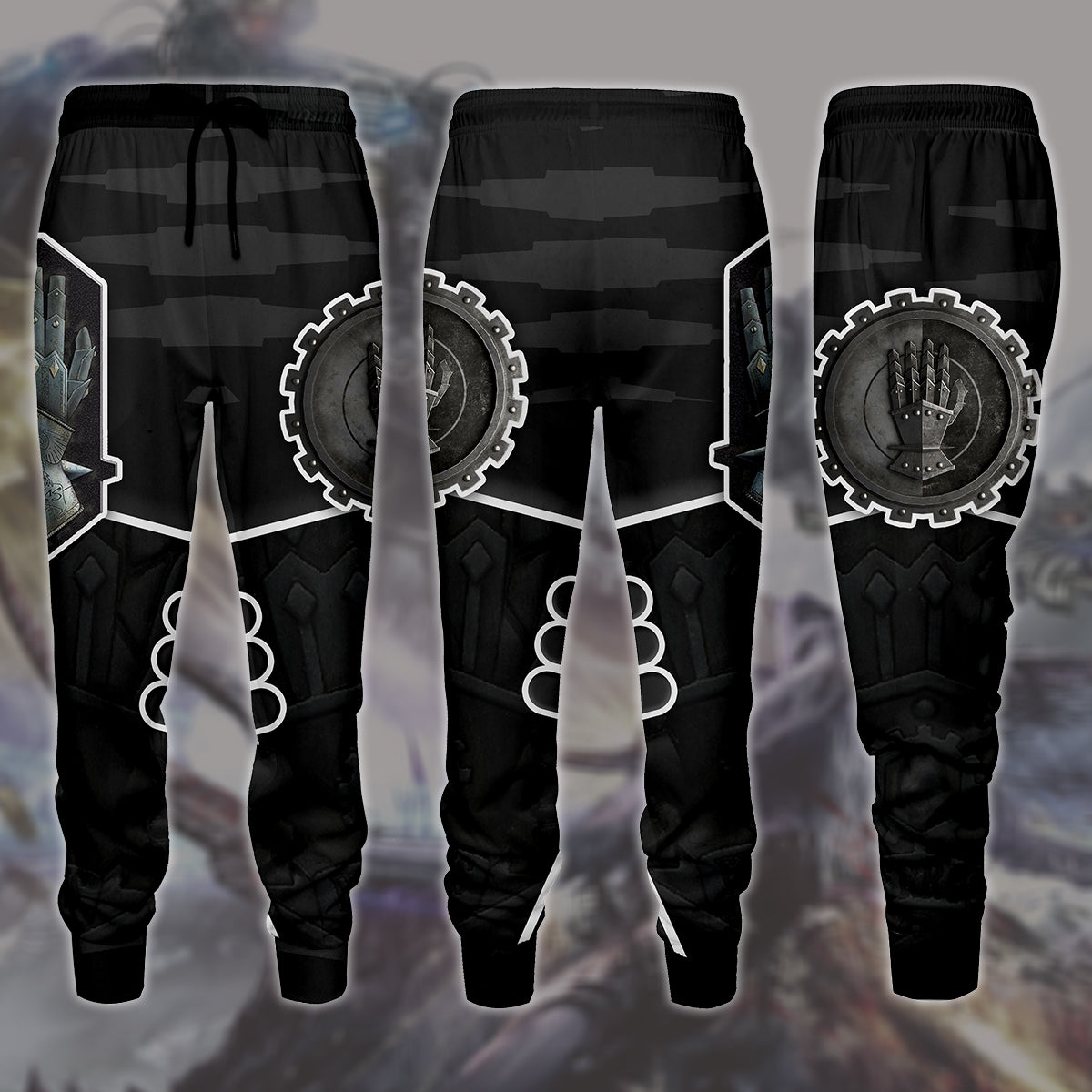Warhammer 40K Iron Hands Video Game All Over Printed T-shirt Tank Top Zip Hoodie Pullover Hoodie Hawaiian Shirt Beach Shorts Joggers Joggers S