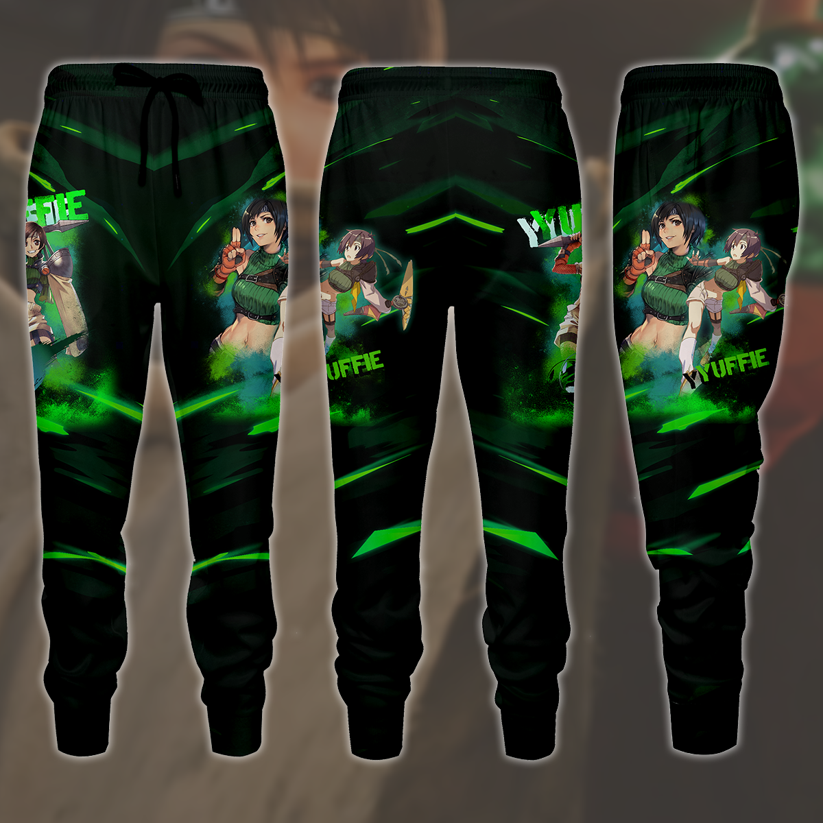 Final Fantasy VII Rebirth Yuffie Kisaragi Video Game All Over Printed T-shirt Tank Top Zip Hoodie Pullover Hoodie Hawaiian Shirt Beach Shorts Joggers Joggers S