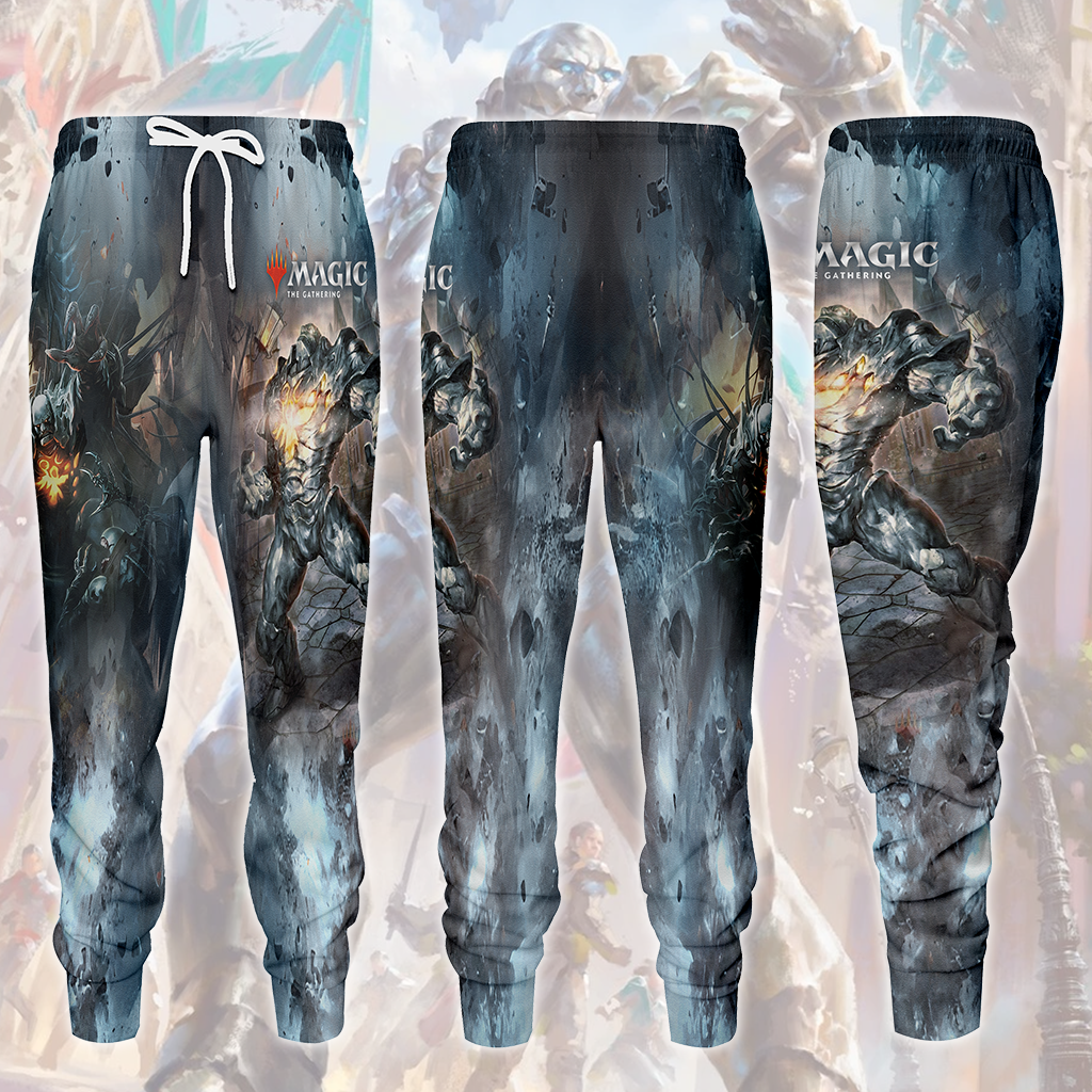 Magic: The Gathering Karn The Silver Golem Video Game All Over Printed T-shirt Tank Top Zip Hoodie Pullover Hoodie Hawaiian Shirt Beach Shorts Joggers Joggers S