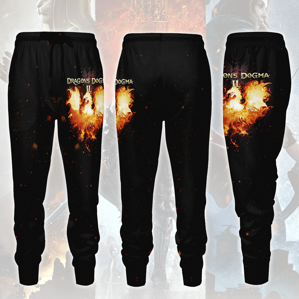 Dragon’s Dogma II Video Game All Over Printed T-shirt Tank Top Zip Hoodie Pullover Hoodie Hawaiian Shirt Beach Shorts Joggers Joggers S