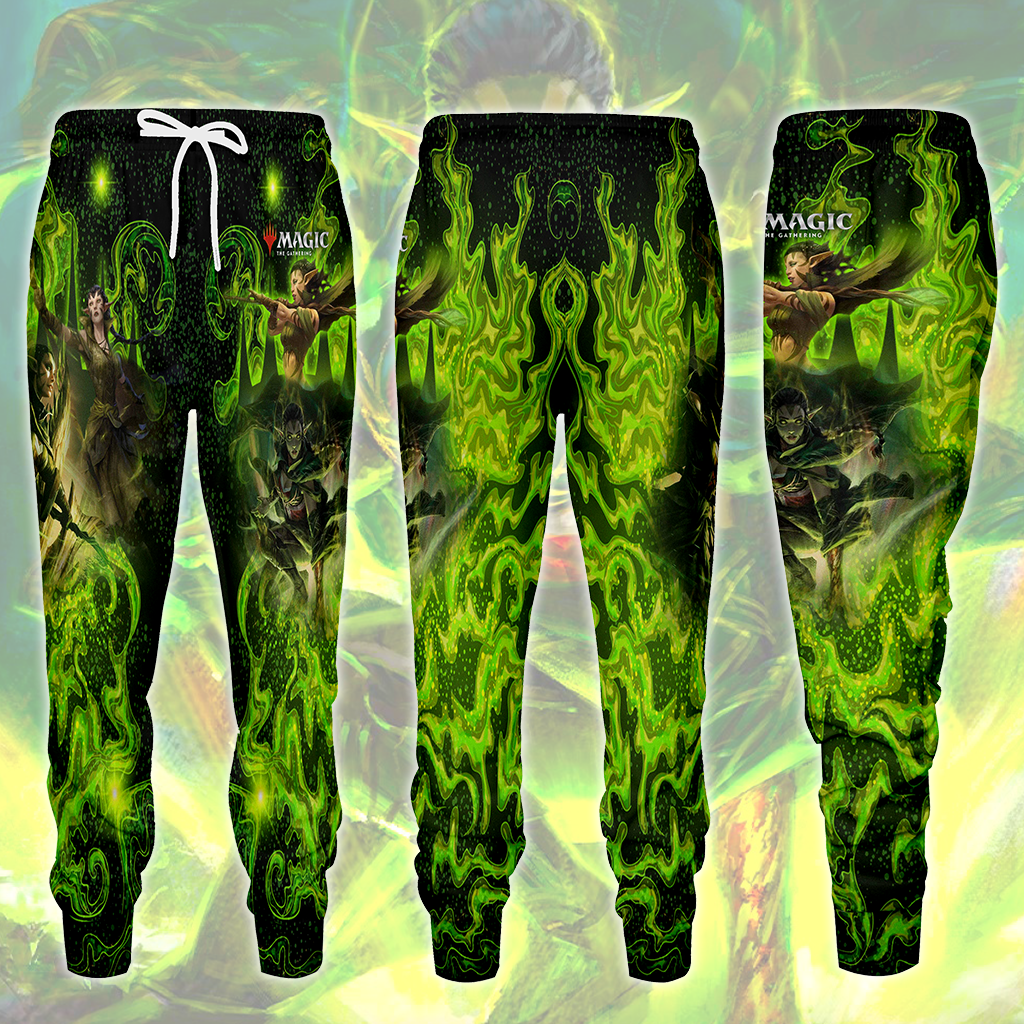 Magic: The Gathering Nissa Revane Video Game All Over Printed T-shirt Tank Top Zip Hoodie Pullover Hoodie Hawaiian Shirt Beach Shorts Joggers Joggers S