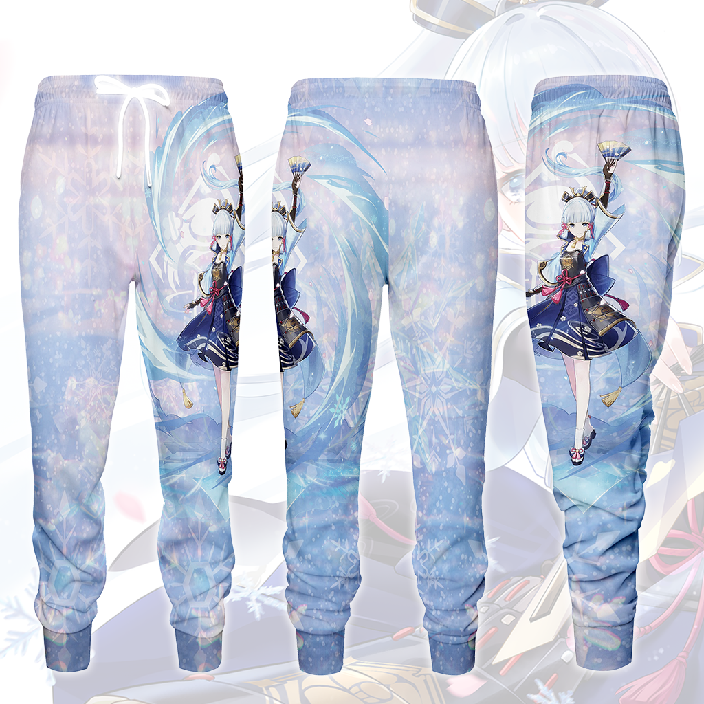Genshin Impact Ayaka Video Game All Over Printed T-shirt Tank Top Zip Hoodie Pullover Hoodie Hawaiian Shirt Beach Shorts Joggers Joggers S