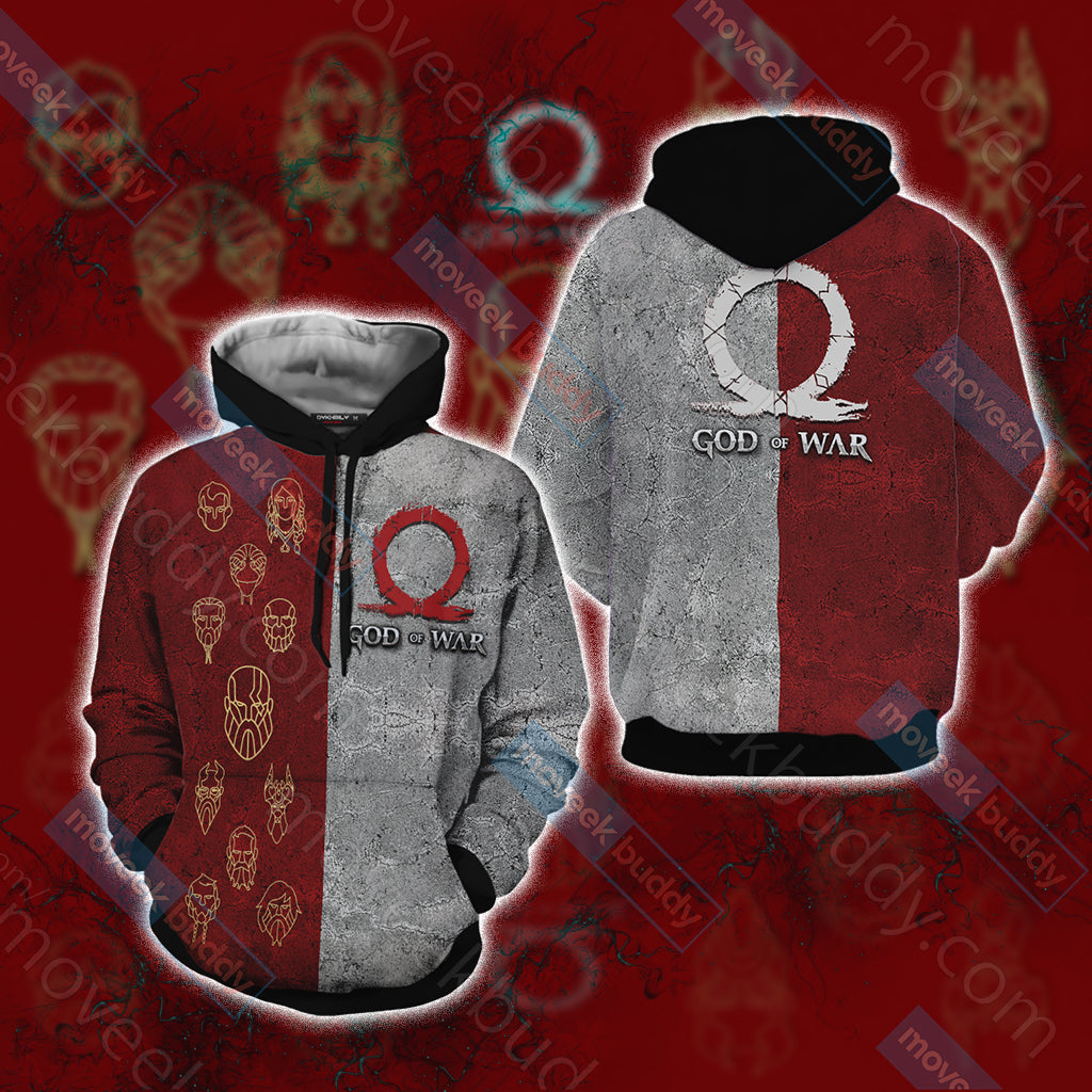 God Of War Symbol New Look Unisex 3D T-shirt Hoodie S