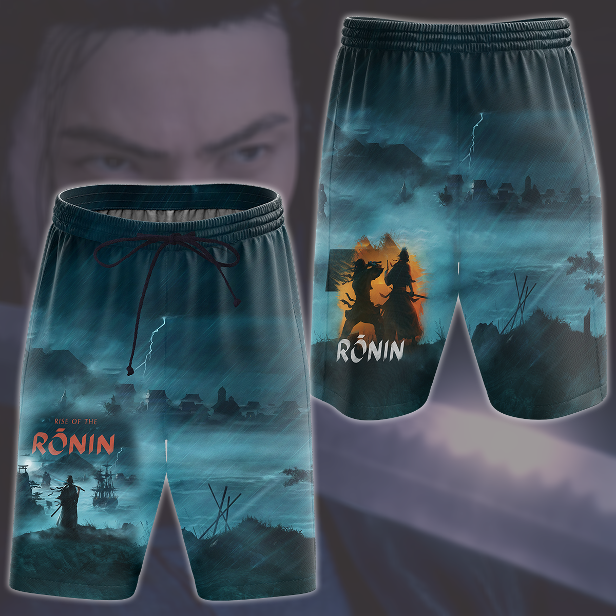 Rise of the Ronin Video Game All Over Printed T-shirt Tank Top Zip Hoodie Pullover Hoodie Hawaiian Shirt Beach Shorts Joggers Beach Shorts S
