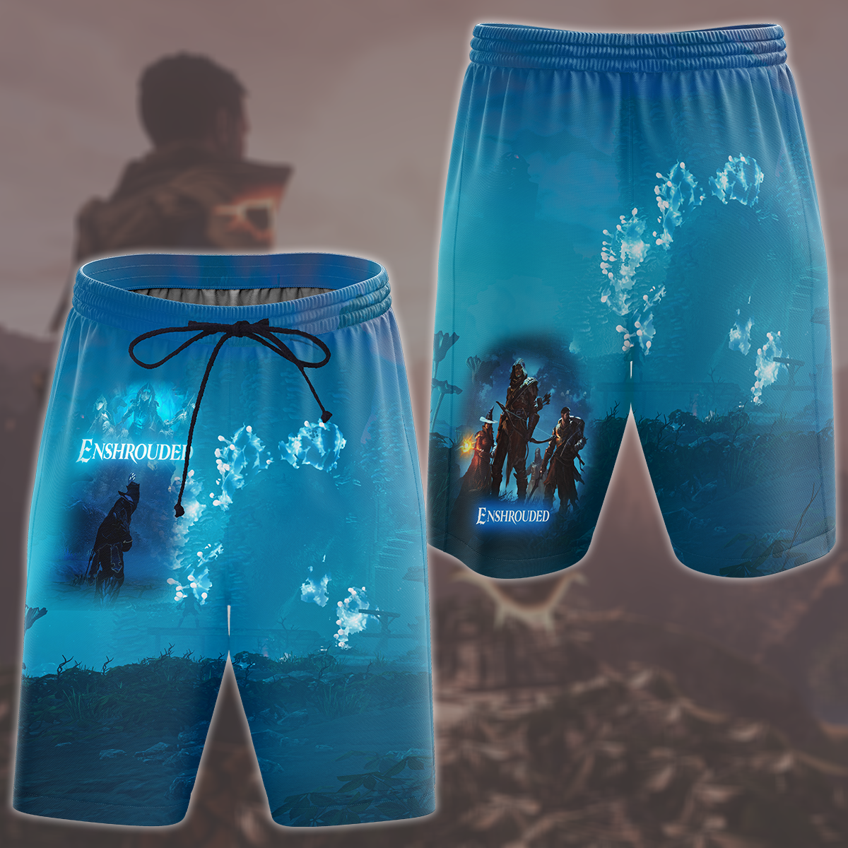 Enshrouded Video Game All Over Printed T-shirt Tank Top Zip Hoodie Pullover Hoodie Hawaiian Shirt Beach Shorts Joggers Beach Shorts S
