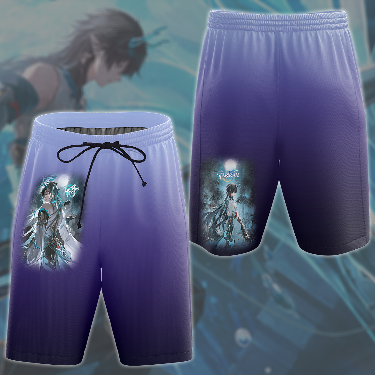 Honkai: Star Rail Dan Heng Video Game All Over Printed T-shirt Tank Top Zip Hoodie Pullover Hoodie Hawaiian Shirt Beach Shorts Joggers Beach Shorts S