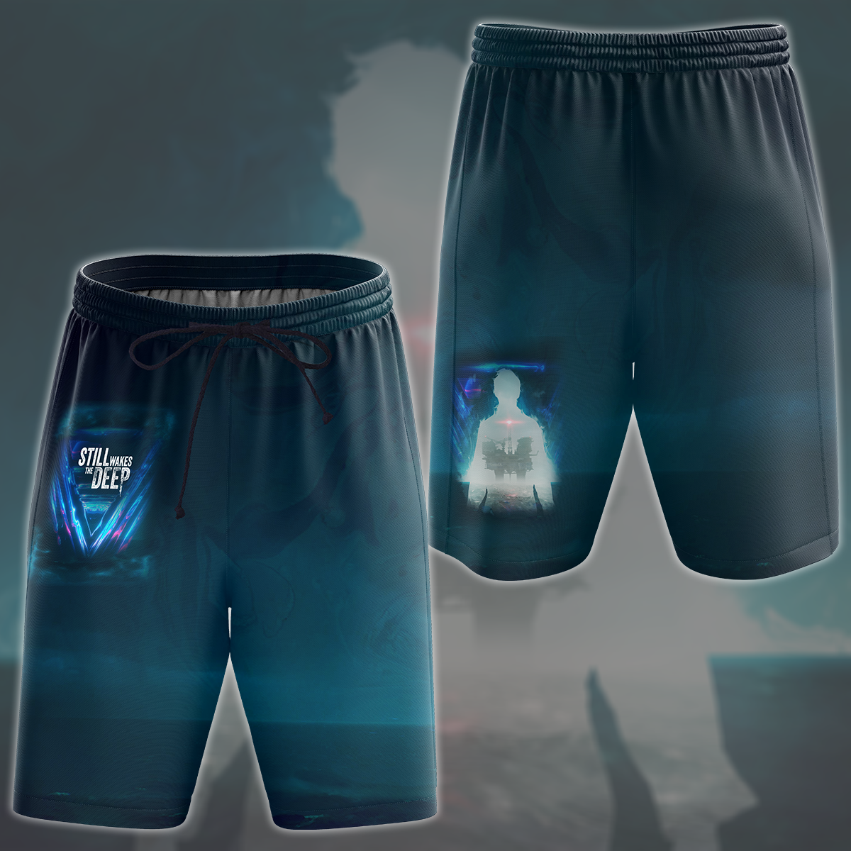 Still Wakes the Deep Video Game All Over Printed T-shirt Tank Top Zip Hoodie Pullover Hoodie Hawaiian Shirt Beach Shorts Joggers Beach Shorts S