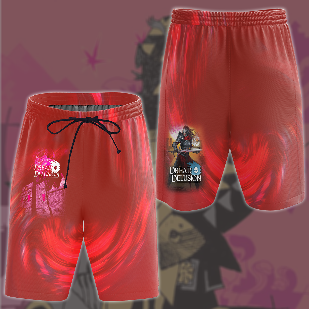 Dread Delusion Video Game All Over Printed T-shirt Tank Top Zip Hoodie Pullover Hoodie Hawaiian Shirt Beach Shorts Joggers Beach Shorts S