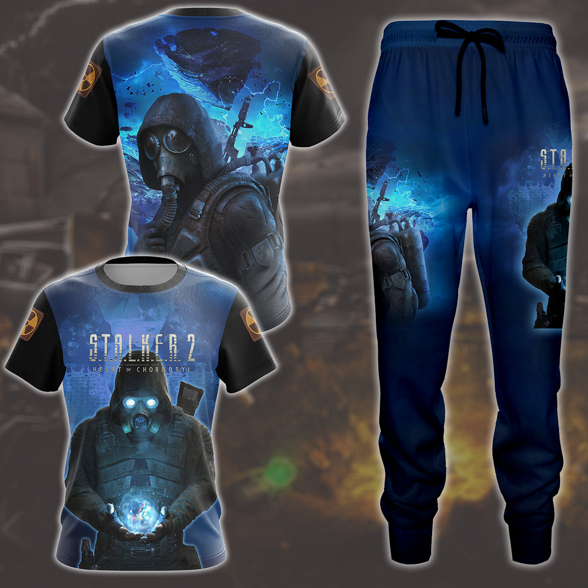 S.T.A.L.K.E.R. 2: Heart of Chornobyl Video Game All Over Printed T-shirt Tank Top Zip Hoodie Pullover Hoodie Hawaiian Shirt Beach Shorts Joggers