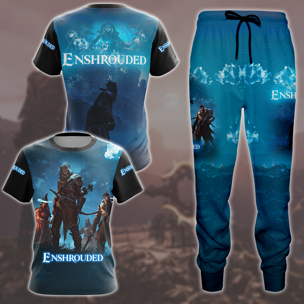 Enshrouded Video Game All Over Printed T-shirt Tank Top Zip Hoodie Pullover Hoodie Hawaiian Shirt Beach Shorts Joggers