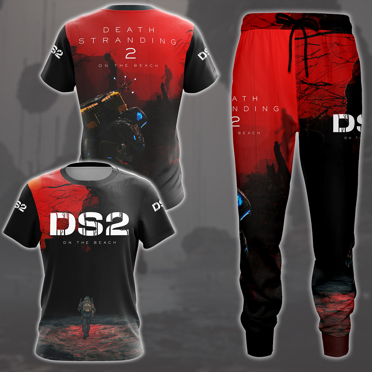 Death Stranding 2: On the Beach Video Game All Over Printed T-shirt Tank Top Zip Hoodie Pullover Hoodie Hawaiian Shirt Beach Shorts Joggers