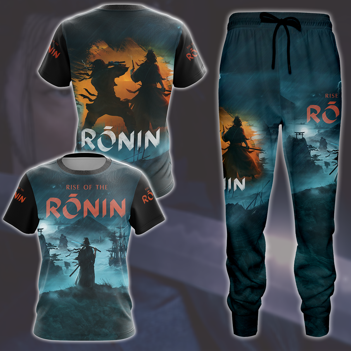 Rise of the Ronin Video Game All Over Printed T-shirt Tank Top Zip Hoodie Pullover Hoodie Hawaiian Shirt Beach Shorts Joggers