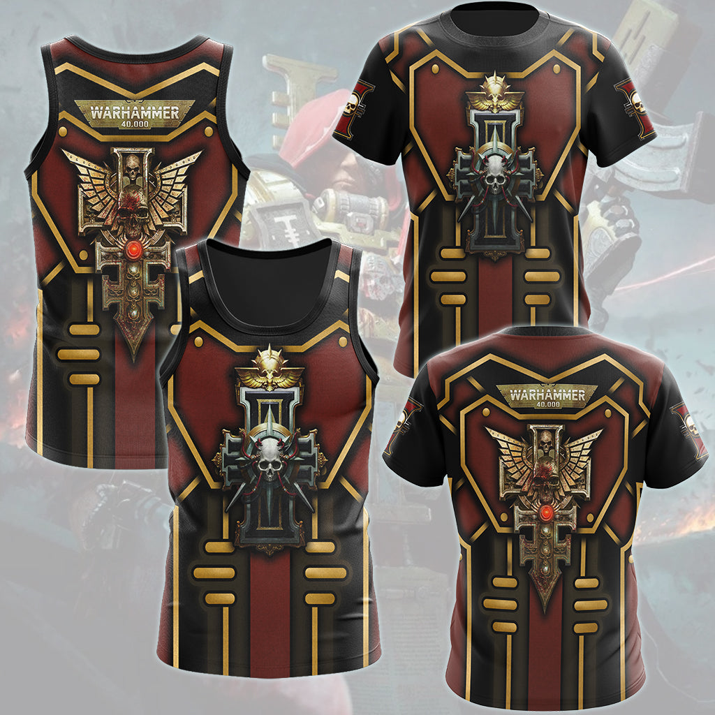 Warhammer 40K Inquisitor Video Game All Over Printed T-shirt Tank Top Zip Hoodie Pullover Hoodie Hawaiian Shirt Beach Shorts Joggers