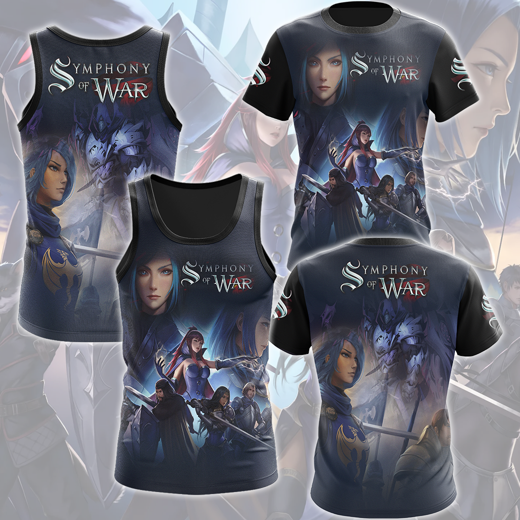 Symphony of War: The Nephilim Saga Video Game All Over Printed T-shirt Tank Top Zip Hoodie Pullover Hoodie Hawaiian Shirt Beach Shorts Joggers