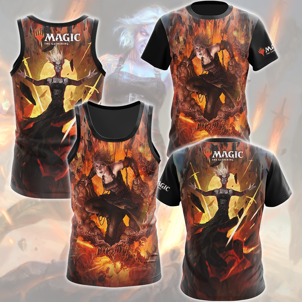 Magic: The Gathering Nahiri Video Game All Over Printed T-shirt Tank Top Zip Hoodie Pullover Hoodie Hawaiian Shirt Beach Shorts Joggers