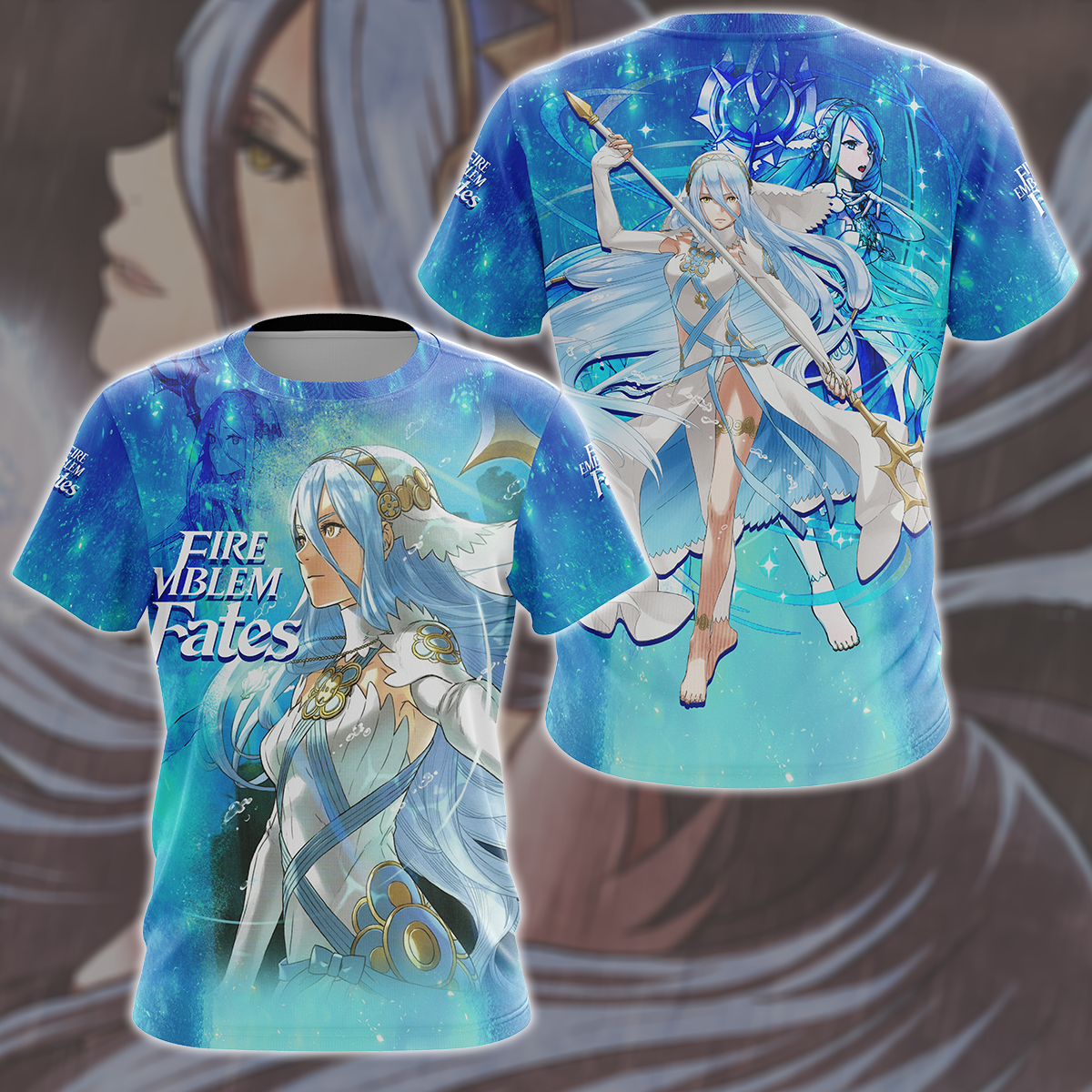 Fire Emblem Fates Video Game All Over Printed T-shirt Tank Top Zip Hoodie Pullover Hoodie Hawaiian Shirt Beach Shorts Joggers T-shirt S