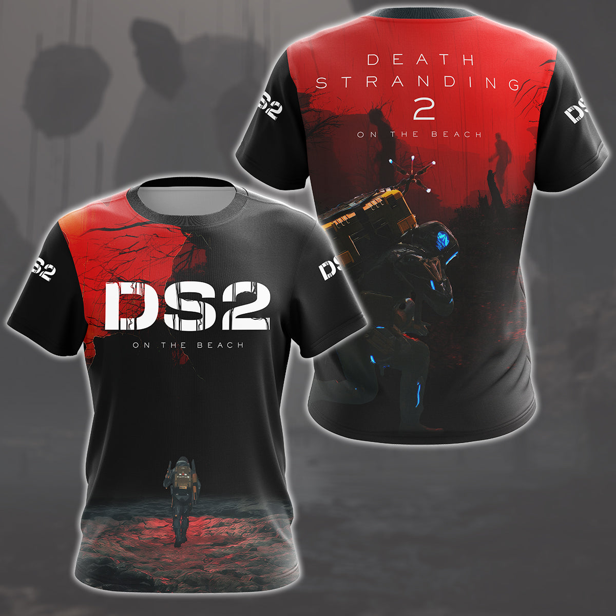 Death Stranding 2: On the Beach Video Game All Over Printed T-shirt Tank Top Zip Hoodie Pullover Hoodie Hawaiian Shirt Beach Shorts Joggers T-shirt S