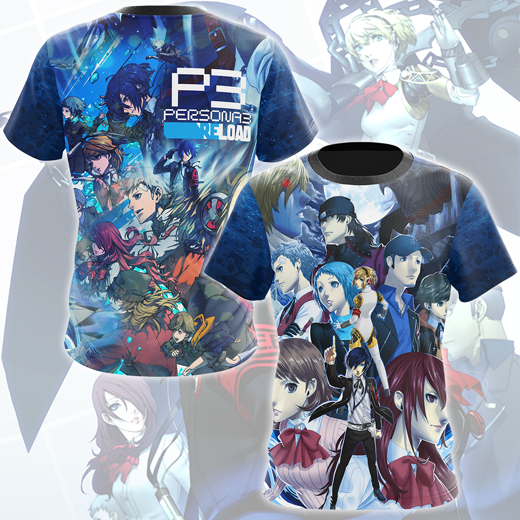 Persona 3 Reload Video Game All Over Printed T-shirt Tank Top Zip Hoodie Pullover Hoodie Hawaiian Shirt Beach Shorts Joggers T-shirt S