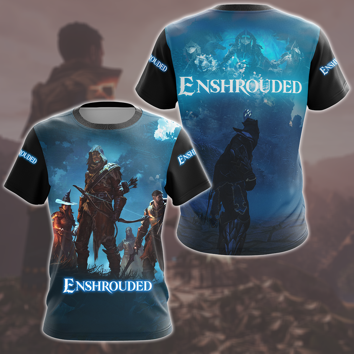 Enshrouded Video Game All Over Printed T-shirt Tank Top Zip Hoodie Pullover Hoodie Hawaiian Shirt Beach Shorts Joggers T-shirt S