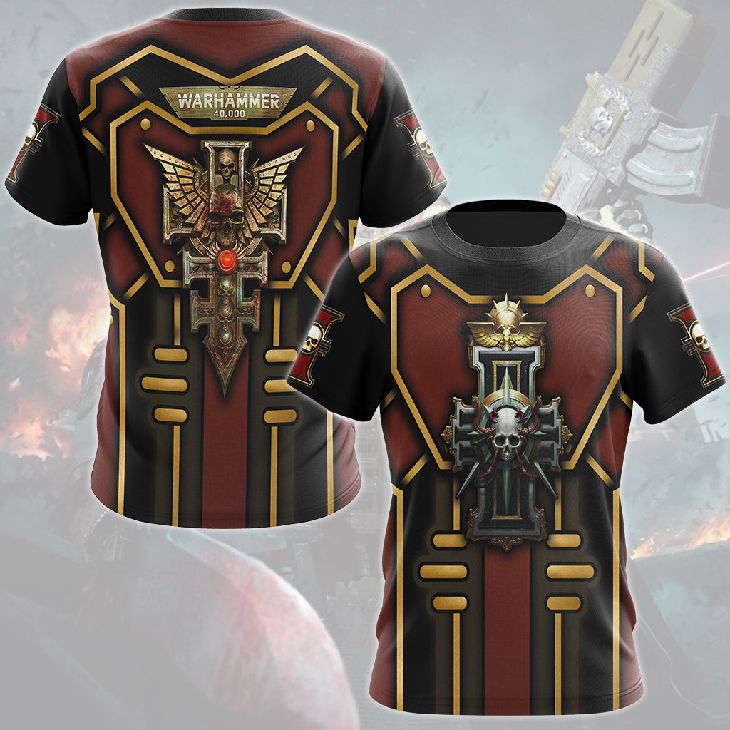 Warhammer 40K Inquisitor Video Game All Over Printed T-shirt Tank Top Zip Hoodie Pullover Hoodie Hawaiian Shirt Beach Shorts Joggers T-shirt S