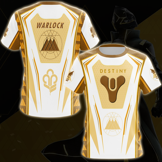 Destiny Warlock Video Game All Over Printed T-shirt Tank Top Zip Hoodie Pullover Hoodie Hawaiian Shirt Beach Shorts Joggers T-shirt S