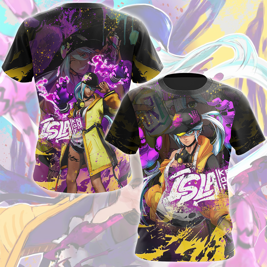 The King of Fighters XV Isla of Rubicon Video Game All Over Printed T-shirt Tank Top Zip Hoodie Pullover Hoodie Hawaiian Shirt Beach Shorts Joggers T-shirt S