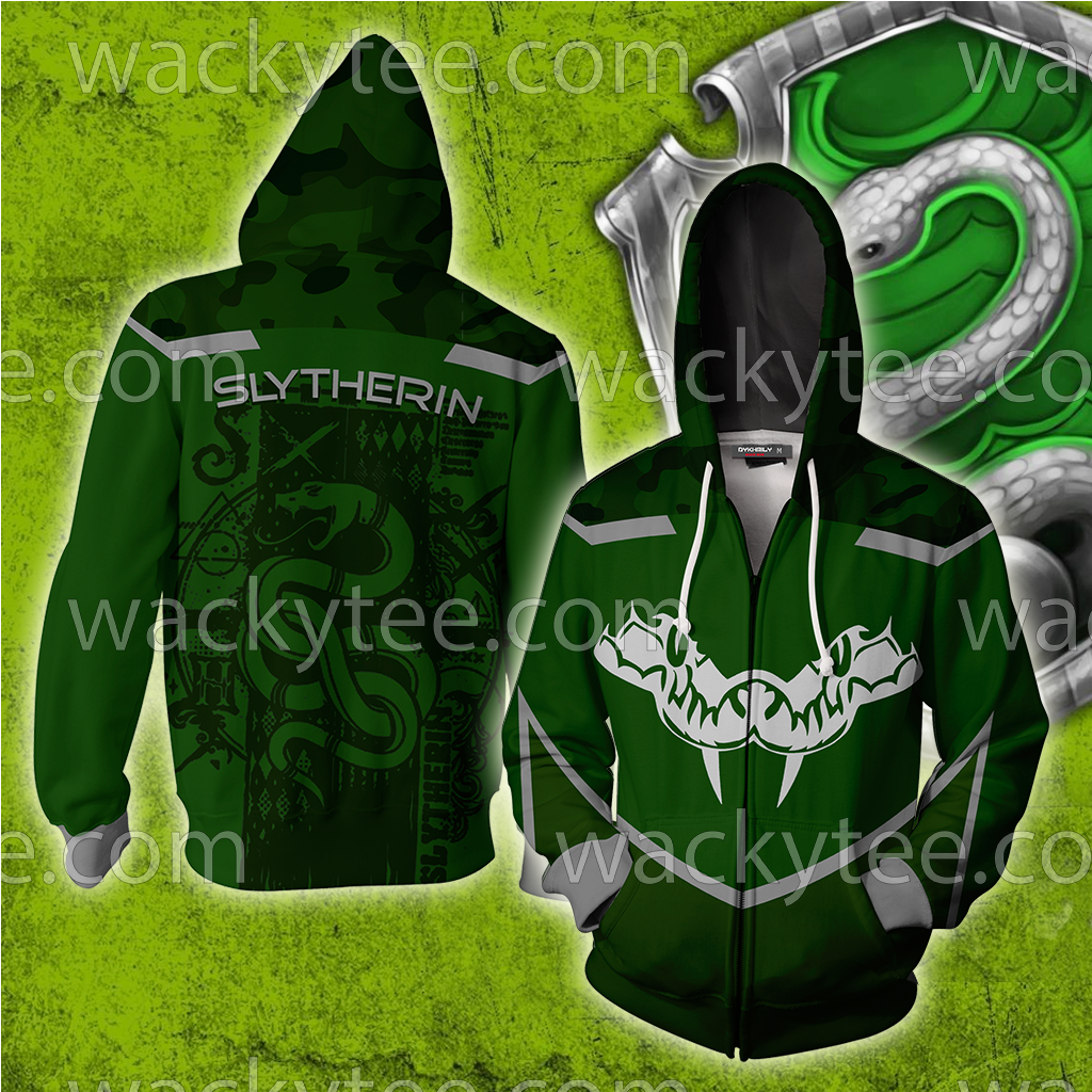Slytherin The Results Validate The Deep Harry Potter 3D T-shirt Zip Hoodie S