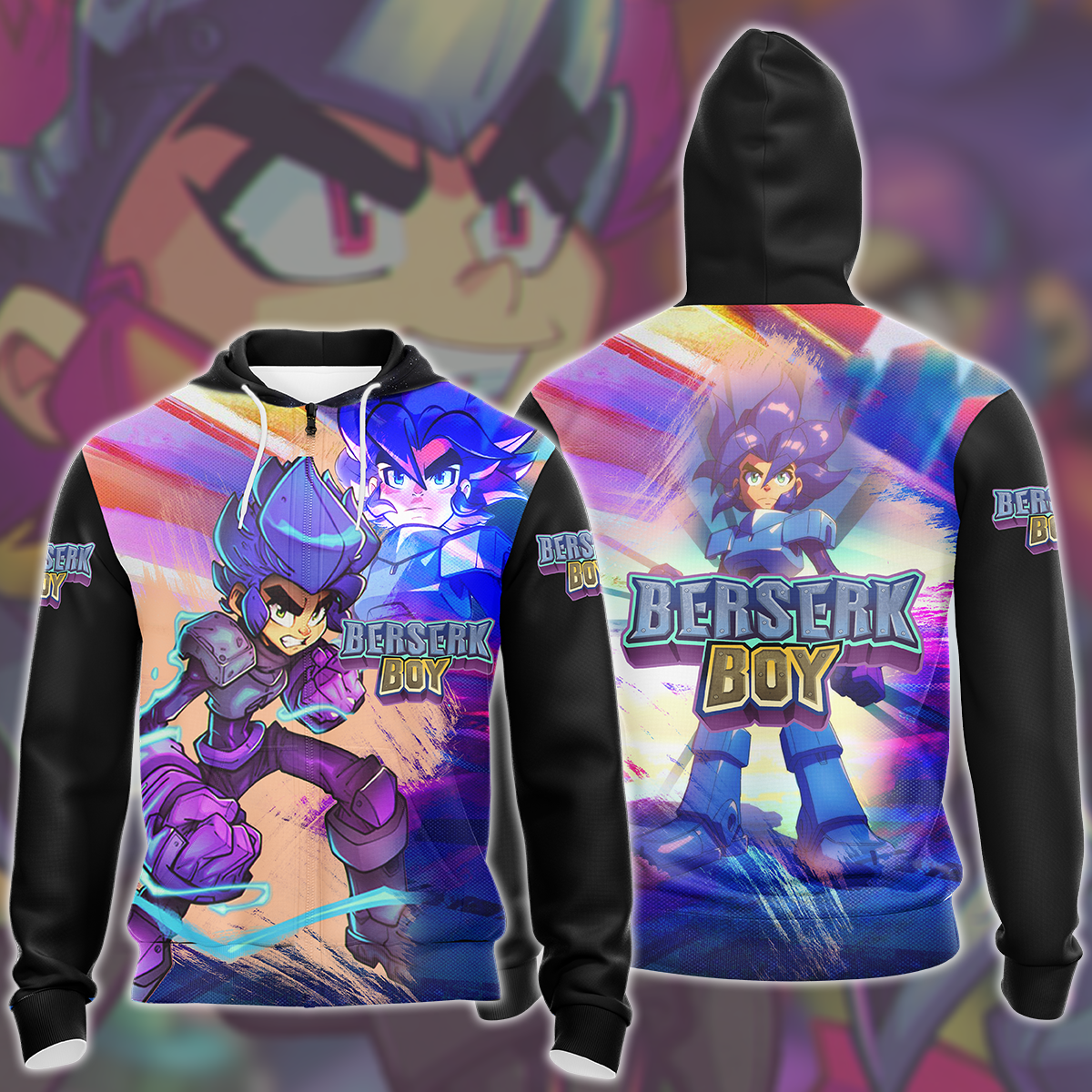 Berserk Boy Video Game All Over Printed T-shirt Tank Top Zip Hoodie Pullover Hoodie Hawaiian Shirt Beach Shorts Joggers Zip Hoodie S