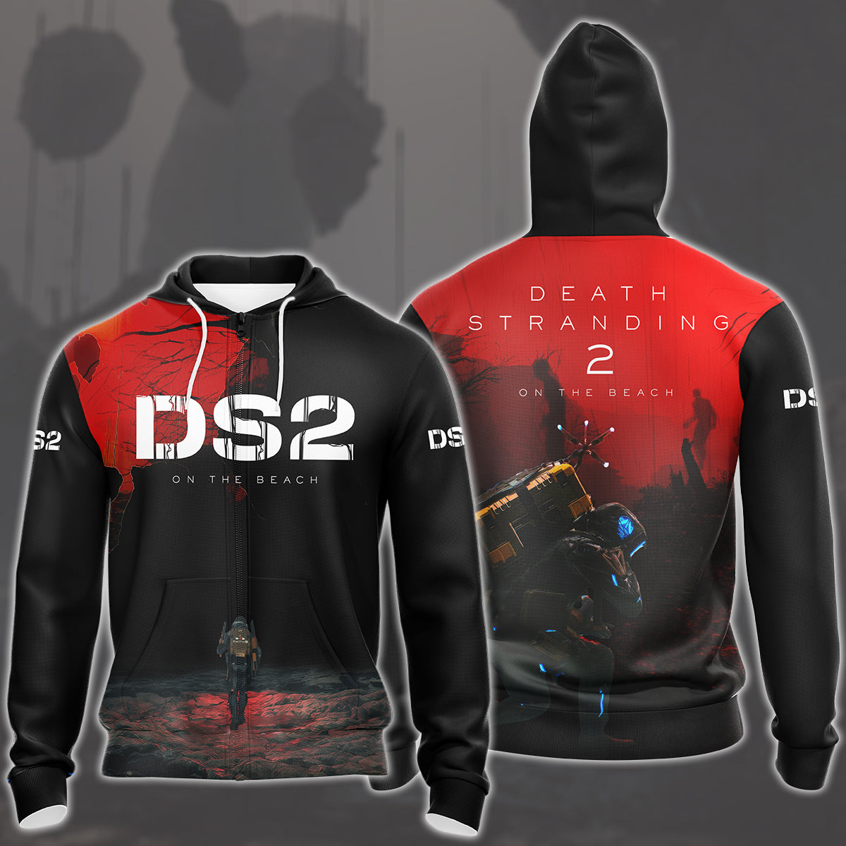 Death Stranding 2: On the Beach Video Game All Over Printed T-shirt Tank Top Zip Hoodie Pullover Hoodie Hawaiian Shirt Beach Shorts Joggers Zip Hoodie S