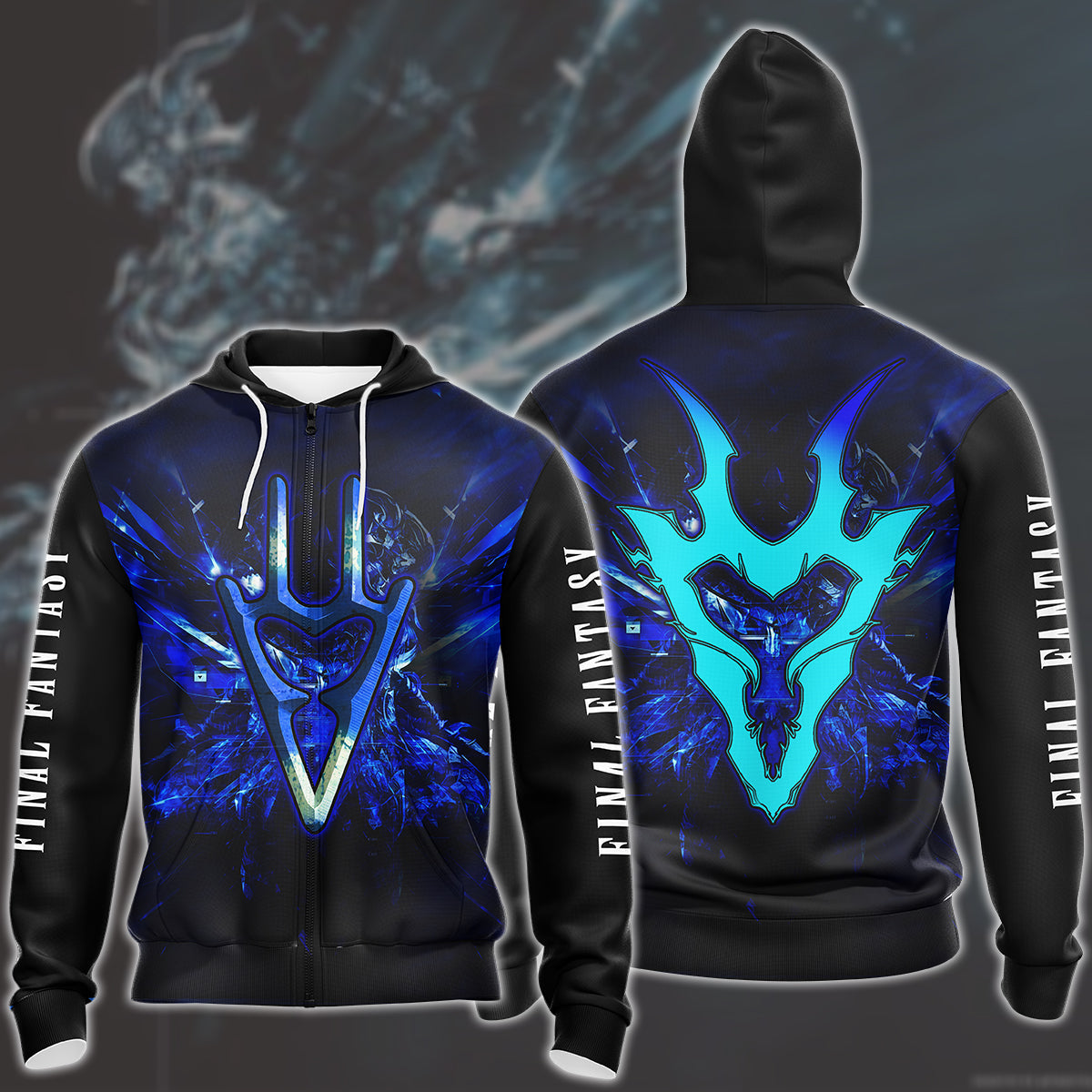 Final Fantasy Dragoon Video Game All Over Printed T-shirt Tank Top Zip Hoodie Pullover Hoodie Hawaiian Shirt Beach Shorts Joggers Zip Hoodie S