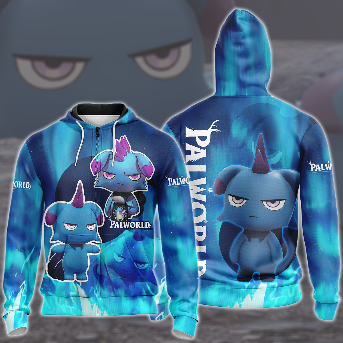 Palworld Video Game All Over Printed T-shirt Tank Top Zip Hoodie Pullover Hoodie Hawaiian Shirt Beach Shorts Joggers Zip Hoodie S