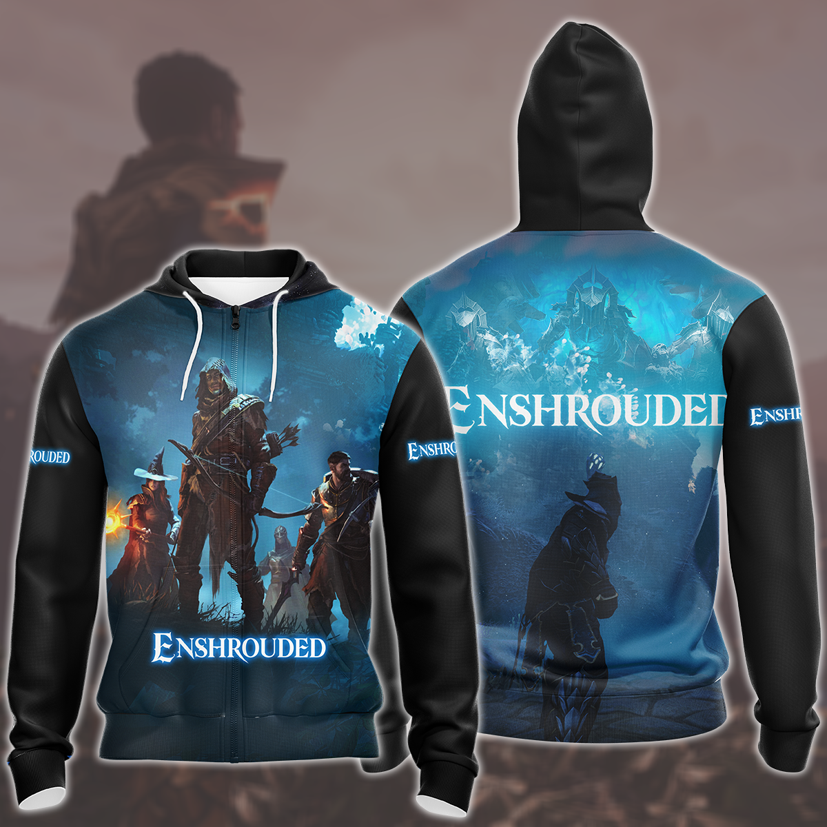 Enshrouded Video Game All Over Printed T-shirt Tank Top Zip Hoodie Pullover Hoodie Hawaiian Shirt Beach Shorts Joggers Zip Hoodie S