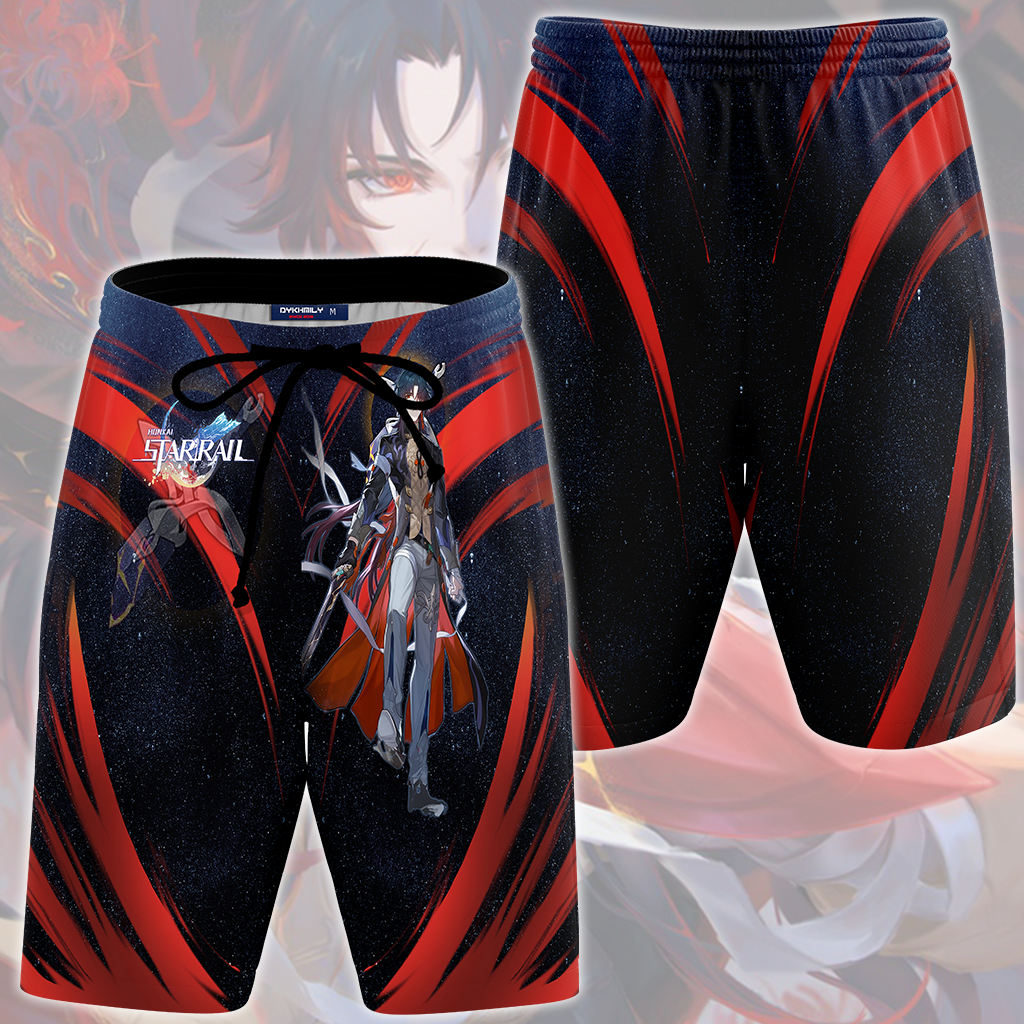 Honkai: Star Rail Blade Video Game All Over Printed T-shirt Tank Top Zip Hoodie Pullover Hoodie Hawaiian Shirt Beach Shorts Joggers Beach Shorts S
