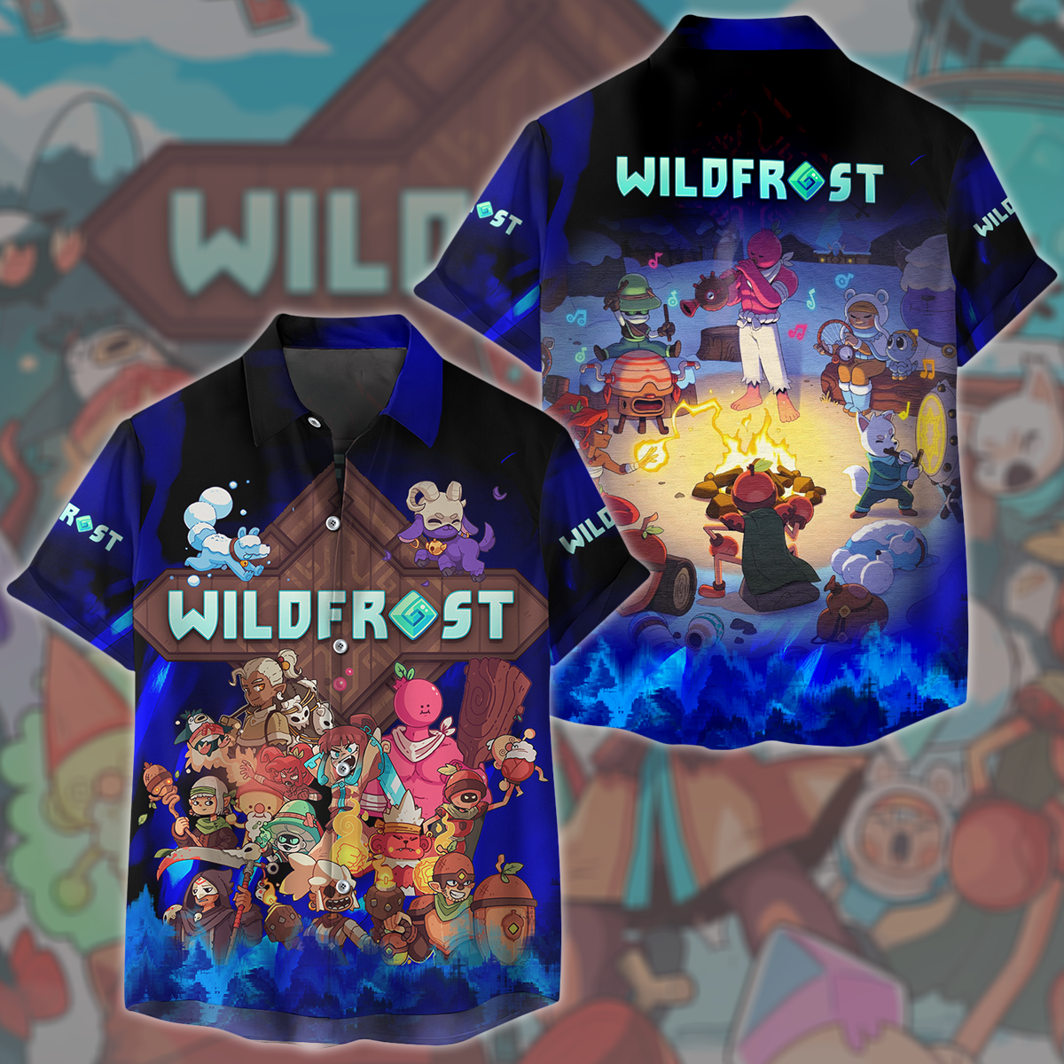 Wildfrost Video Game All Over Printed T-shirt Tank Top Zip Hoodie Pullover Hoodie Hawaiian Shirt Beach Shorts Joggers Hawaiian Shirt S