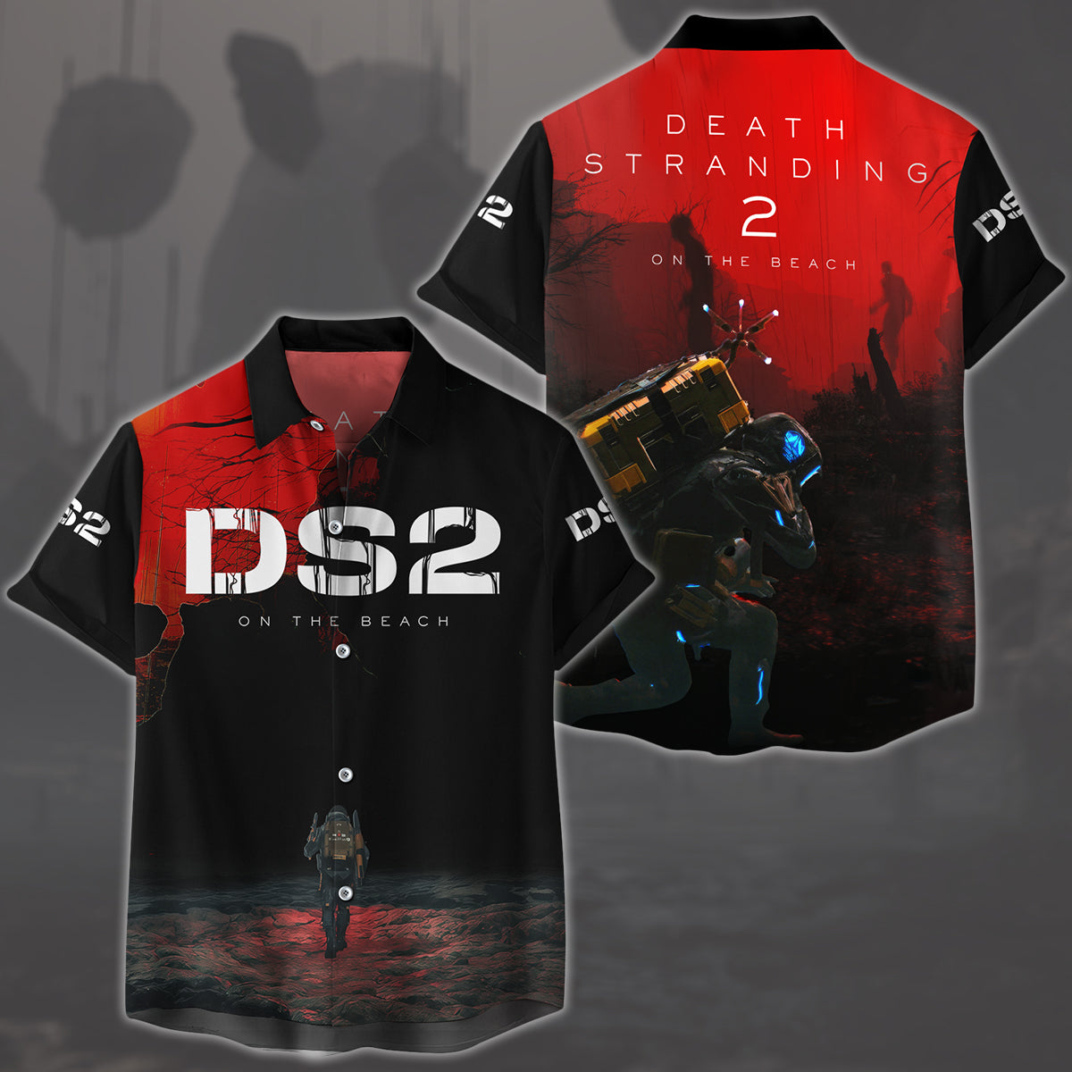 Death Stranding 2: On the Beach Video Game All Over Printed T-shirt Tank Top Zip Hoodie Pullover Hoodie Hawaiian Shirt Beach Shorts Joggers Hawaiian Shirt S