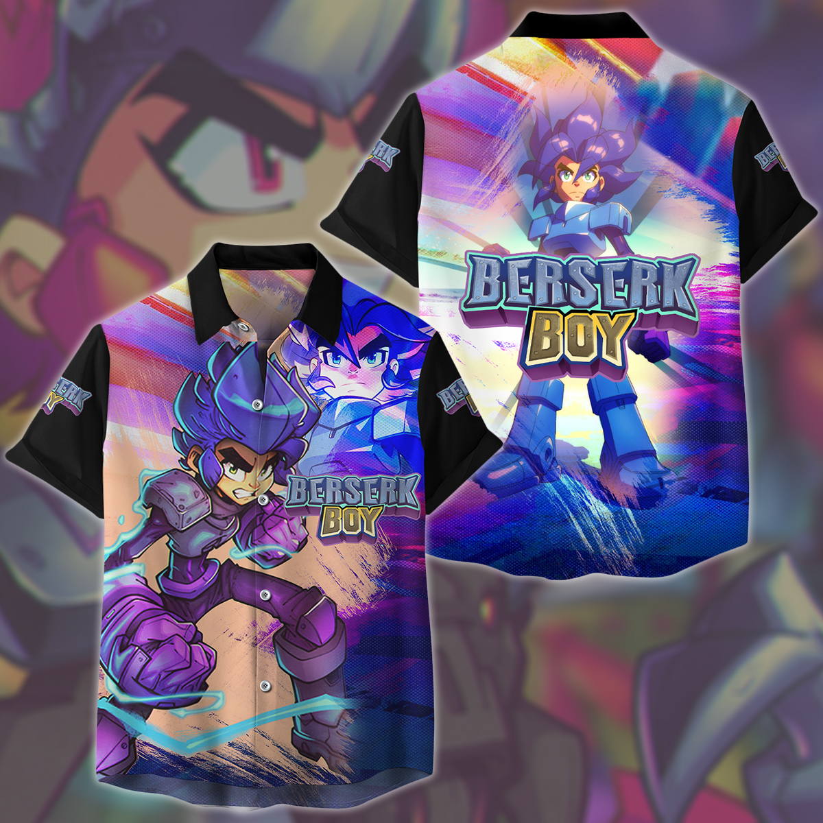 Berserk Boy Video Game All Over Printed T-shirt Tank Top Zip Hoodie Pullover Hoodie Hawaiian Shirt Beach Shorts Joggers Hawaiian Shirt S